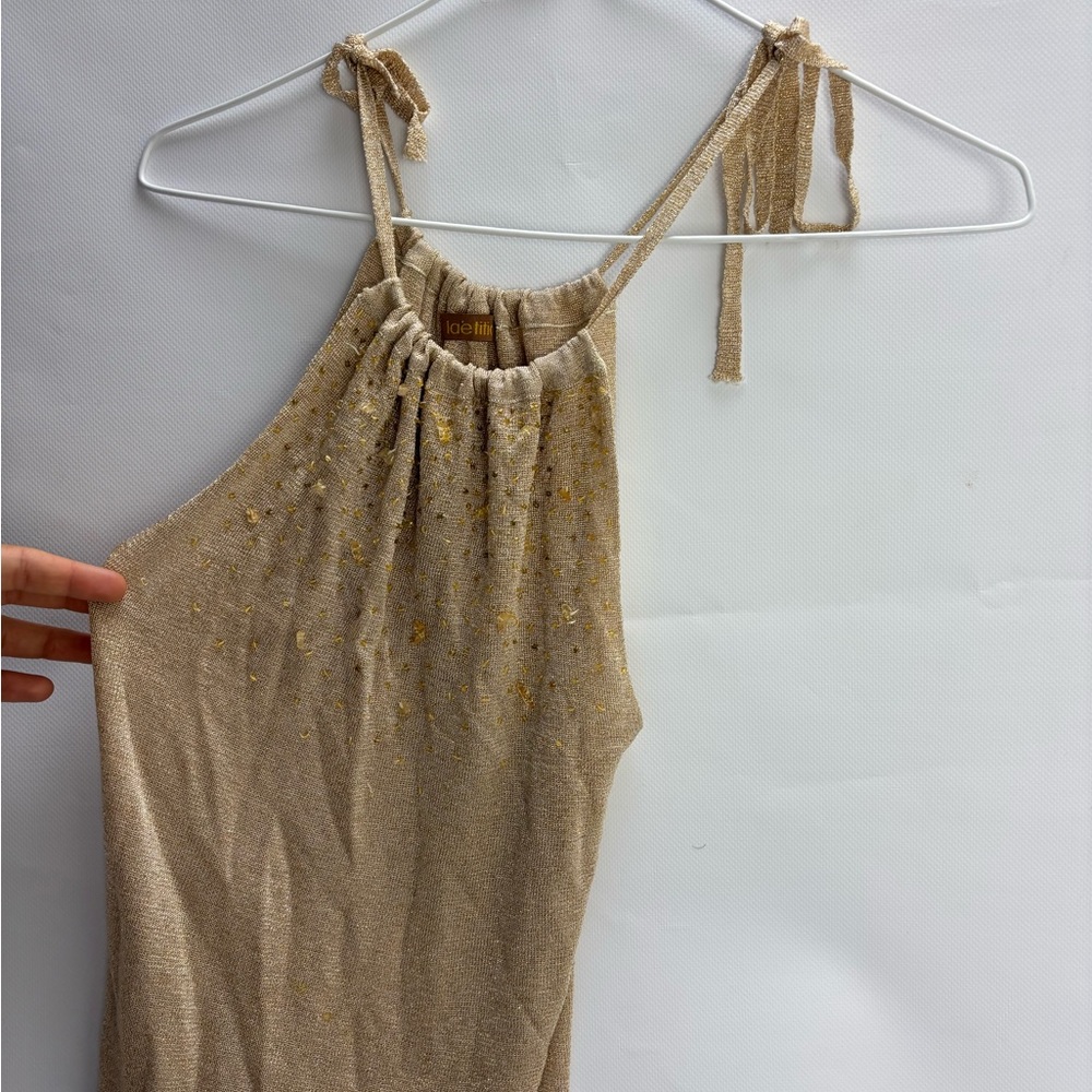 gold sequin top - Picture 3 of 6